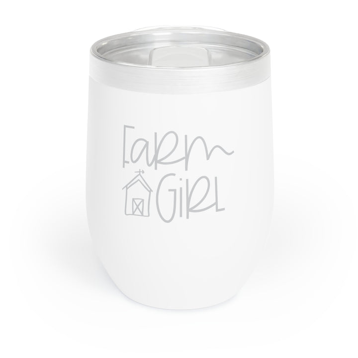 Farm Girl White Chill Wine Tumbler
