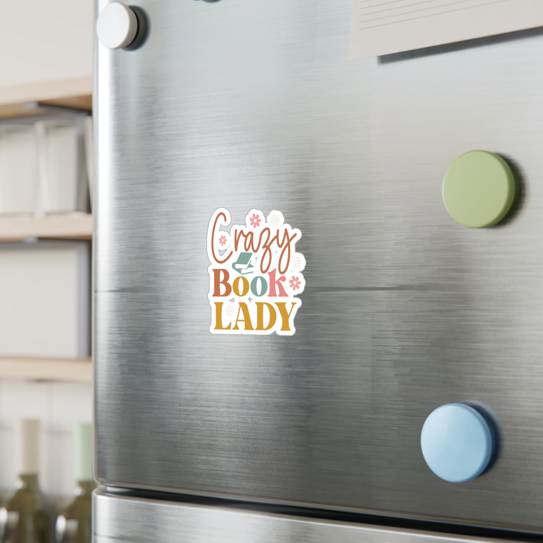 Crazy Book Lady Kiss-Cut Vinyl Decals