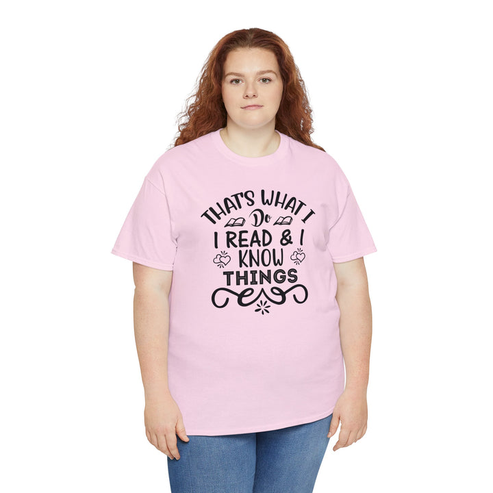 I read and I know things