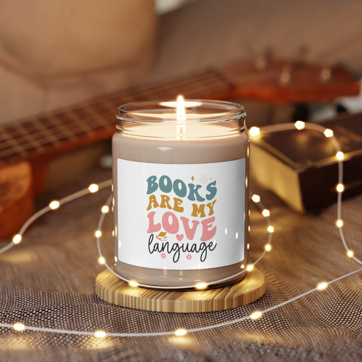 Books Love Language Scented Soy Candle, 9oz