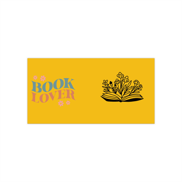 Book Lover Yellow Bumper Stickers