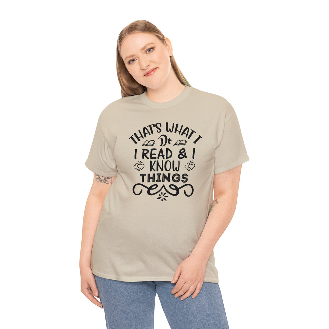 I read and I know things