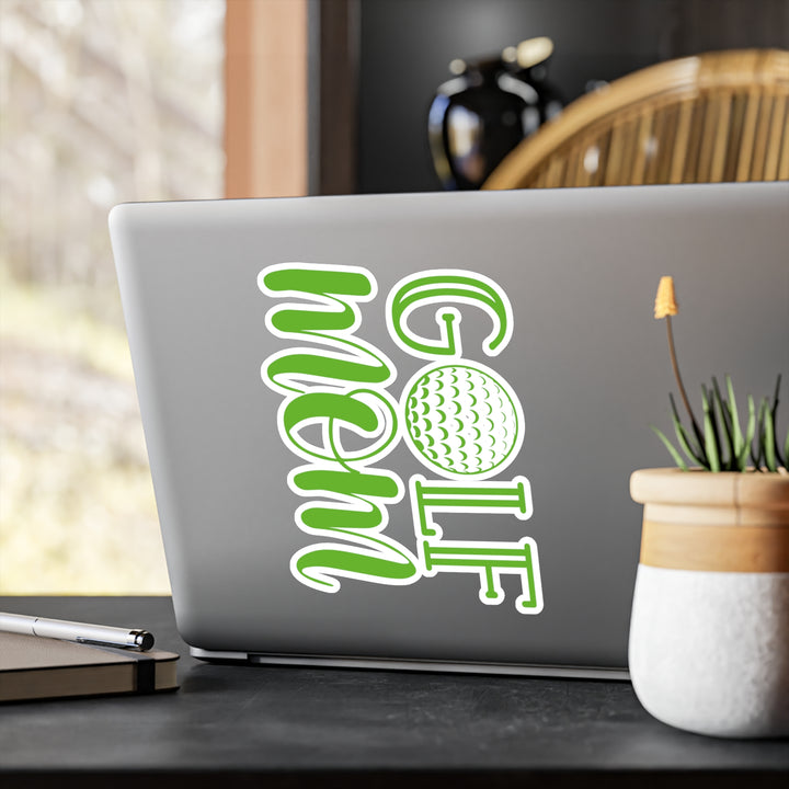 Golf Mom Green Kiss-Cut Vinyl Decals