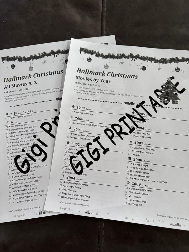 Hallmark Movie Pack-By Mail