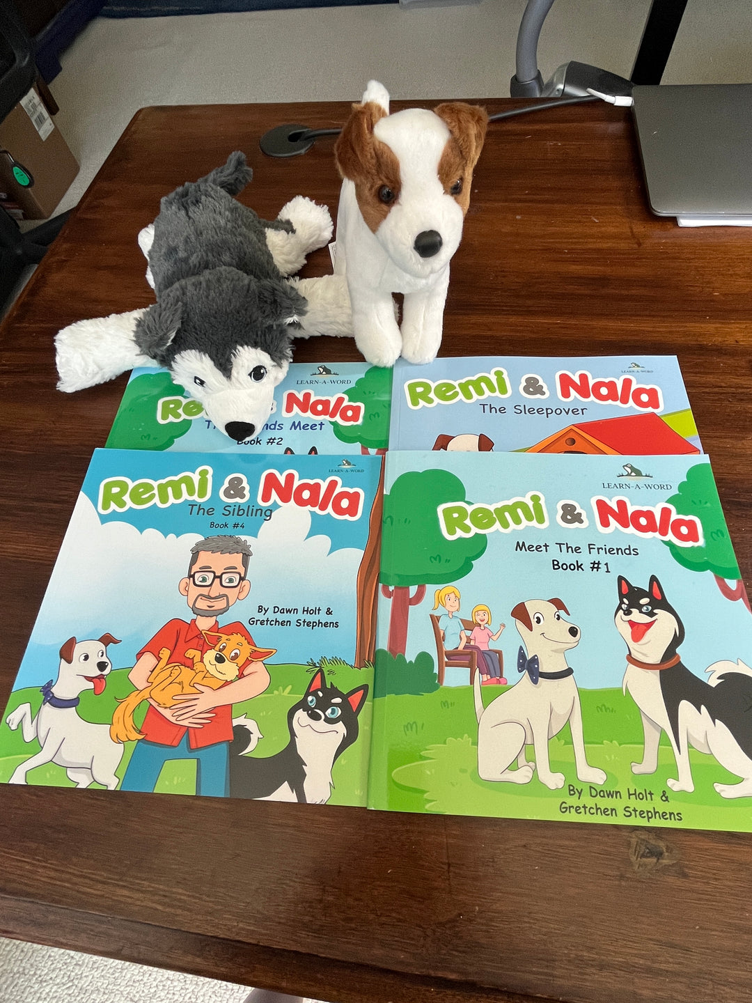 Remi & Nala 4-Book, Children's Book Box & Plush Toys, New Paperbacks