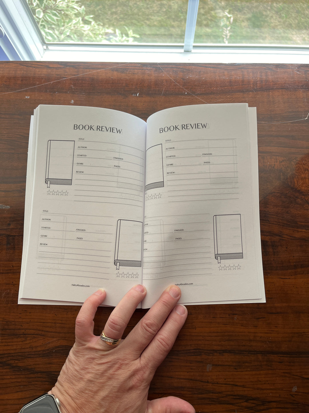 Reading Journal, Book Tracker, Book Notebook